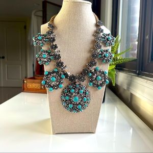 Turquoise heavy and rich necklace